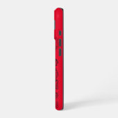 Calavera Rot iPhone 16 Hülle (Linke Seite)