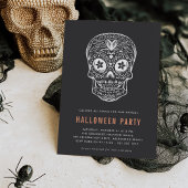 Calavera Skull Halloween-Party Einladung