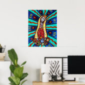 Calavera Virgen Guadalupe Poster (Heimbüro)