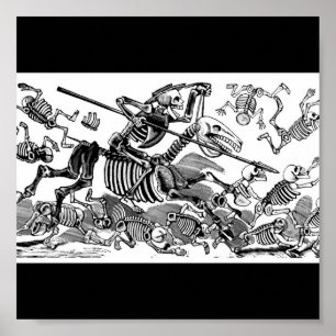 "Calavera von Don Quichote" circa frühem 1900's Poster