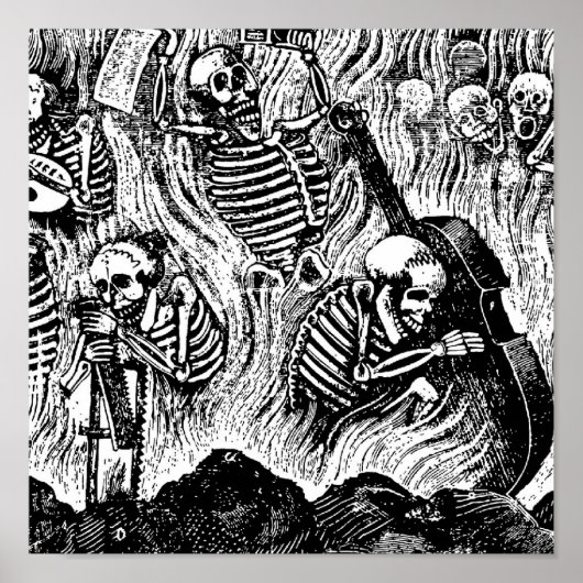 Calavera von Künstlern und Künstlern c. Mexiko der Poster (Vorne)