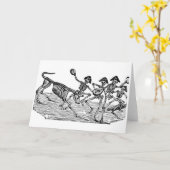 Calaveras an der Ausführung die Stiere C. 1800's Karte (Gelbe Blume)