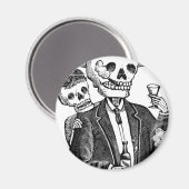 Calaveras aus Guadalajara, Mexiko Magnet (Vorderseite/Rückseite)