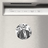Calaveras aus Guadalajara, Mexiko Magnet (In Situ (Geschirrspüler))