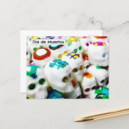 Calaveras de Azúcar en día de Muertos Postkarte