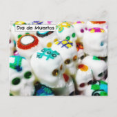 Calaveras de Azúcar en día de Muertos Postkarte (Vorderseite)