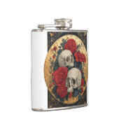 Calaveras, oro y rosas flachmann (Rechts)