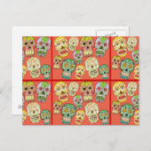 Calaveras Postkarten (Vorne/Hinten)