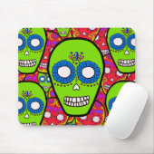 Calaveras Sugar Skulls Mousepad (Mit Mouse)