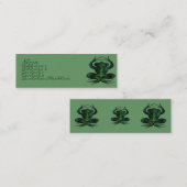 Calaveras Visitenkarten Mini Visitenkarte (Vorne/Hinten)