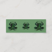 Calaveras Visitenkarten Mini Visitenkarte (Rückseite)