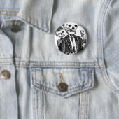 Calaveras von Guadalajara, Mexiko Button (Beispiel)