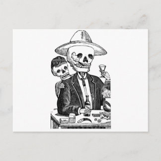 Calaveras von Guadalajara, Mexiko Postkarte