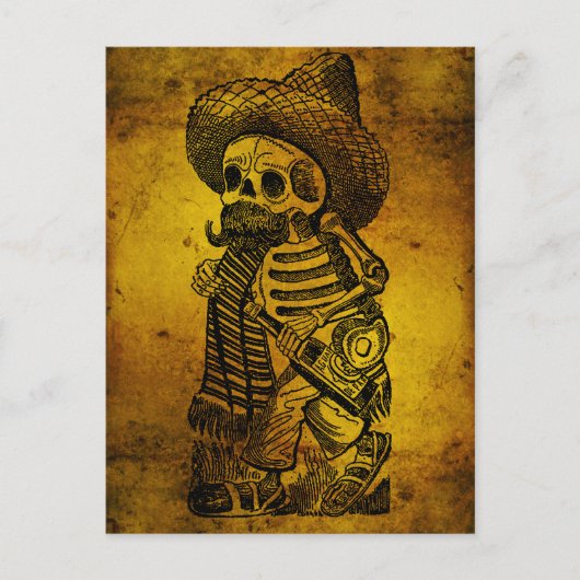 Calaveras von José Guadalupe Posada Postkarte (Vorderseite)