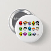 Calaveritas Button (Vorne & Hinten)