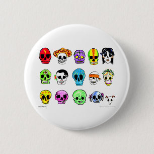 Calaveritas Button