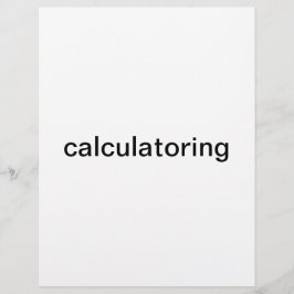 calc work briefbogen