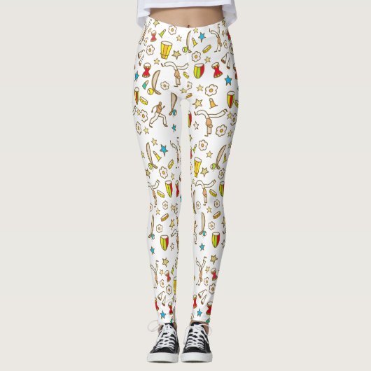 Calça legging com desenho de Capoeira Leggings (Vorderseite)