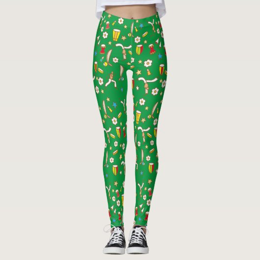 Calça legging com desenho de Capoeira Leggings (Vorderseite)