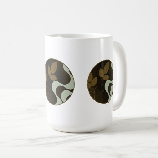 calçadão, Copacabana, Rio Kaffeetasse (VorderseiteRechts)