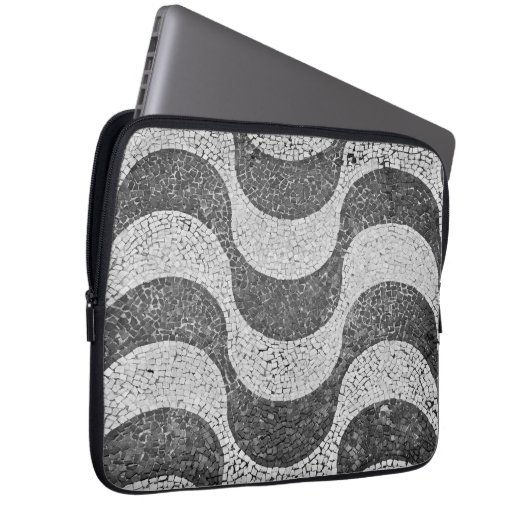 Calçadão de Copacabana Laptopschutzhülle (Vorne Rechts)