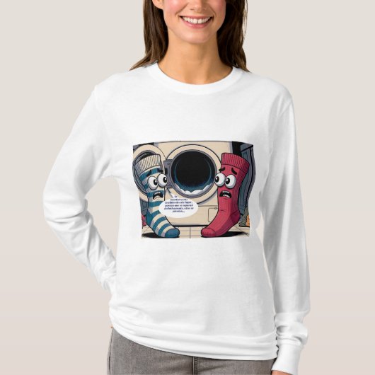 calcetines asustados T-Shirt (Vorderseite)