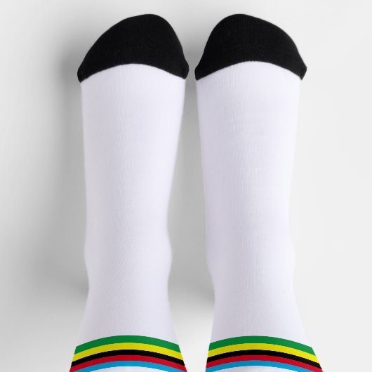 Calcetines campeón del mundo Mads Pedersen Socken (Oben)