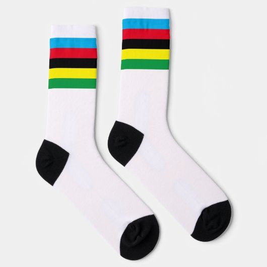 Calcetines campeón del mundo Mads Pedersen Socken (Rechts)