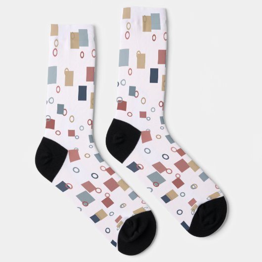 Calcetines con dibujos minimalistas alegres        socken (Rechts)