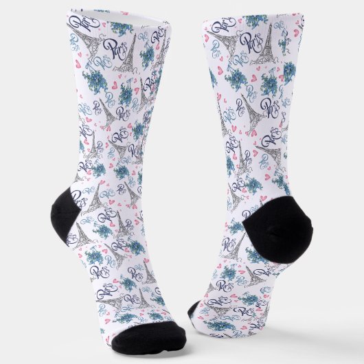Calcetines de estampado integral de parís  socken (Gewinkelt)