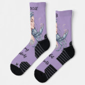Calcetines Lady Cáncer – Estilo en cada paso Socken (Links)