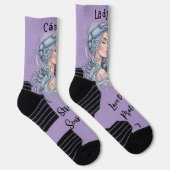 Calcetines Lady Cáncer – Estilo en cada paso Socken (Rechts)