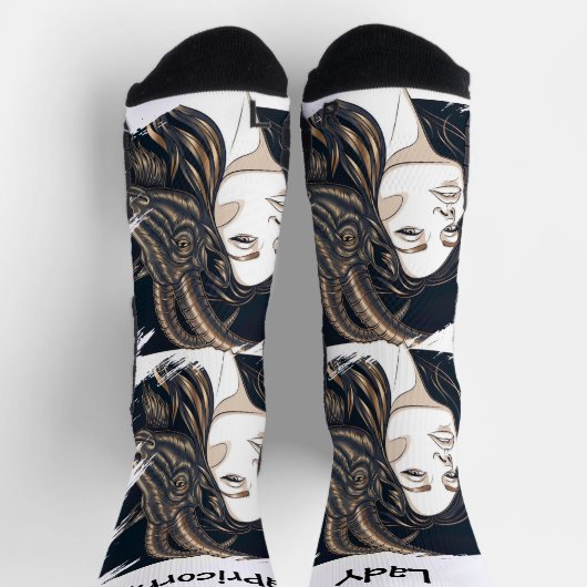 Calcetines Lady Capricornio Socken (Oben)