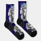 Calcetines Lady Géminis – Toque divertido Socken (Rechts)