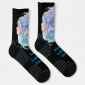 Calcetines Lady Piscis – Detalle creativo Socken (Rechts)