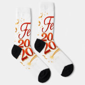 Calcetines Premium Sostenibles con Diseño “Feliz 2 Socken (Rechts)