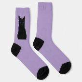 Calcetines sostenibles gato negro místico socken (Rechts)