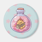 Calcifer imán de Studio Ghibli kawaii Magnet (Vorne)