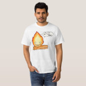 Calcifer kann alle Ihre cacbon brennen T-Shirt (Vorne ganz)