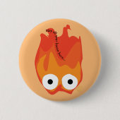 Calcifer Knopf Button (Vorderseite)