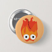 Calcifer Knopf Button (Vorne & Hinten)