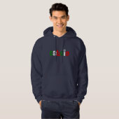 Calcio Italien mit Kapuze Sweatshirt des (Vorne ganz)