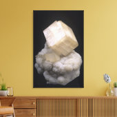 Calcite Crystals auf Dolomiten Leinwanddruck (Insitu (Wohnzimmer))