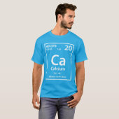 Calciumelement (weiß) T-Shirt (Vorne ganz)