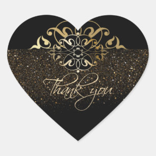 Calcomanía en forma de corazón negro con purpurpur Herz-Aufkleber