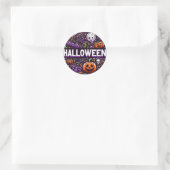 Calcomanía Halloween Runder Aufkleber (Tasche)
