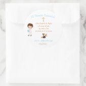 Calcomanía mi primera comunion runder aufkleber (Tasche)