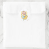 Calcomanía para bebés runder aufkleber (Tasche)