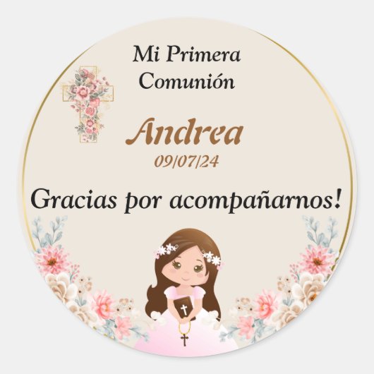 Calcomanía Runder Aufkleber (Vorderseite)