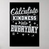 Calculate Kindness Into Everyday Mathematik Poster (Vorne)